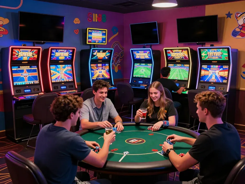 Diverse players experiencing excitement and wins at SIN88 gaming platform.