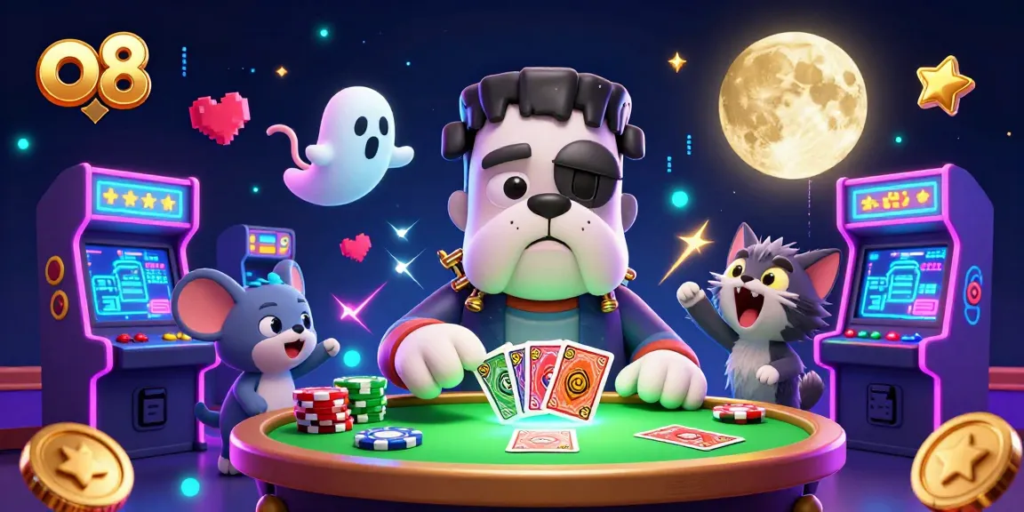 Join the excitement at o8 while winning big in a thrilling 3D casino scene!