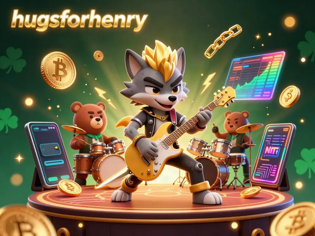 Engage with the dynamic casino scene featuring hugsforhenry wolf, electrifying gaming activity, and cryptocurrency elements.