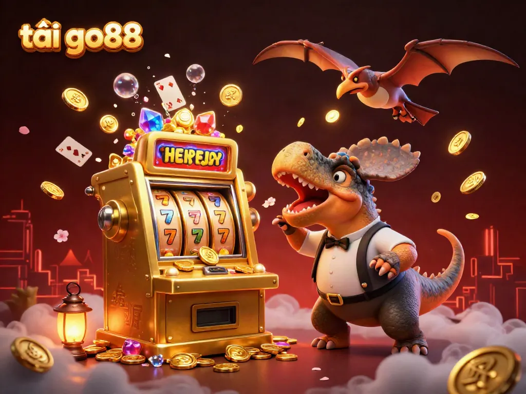 Experience the excitement as tải go88 unleashes a jackpot in a vibrant casino scene filled with fun.