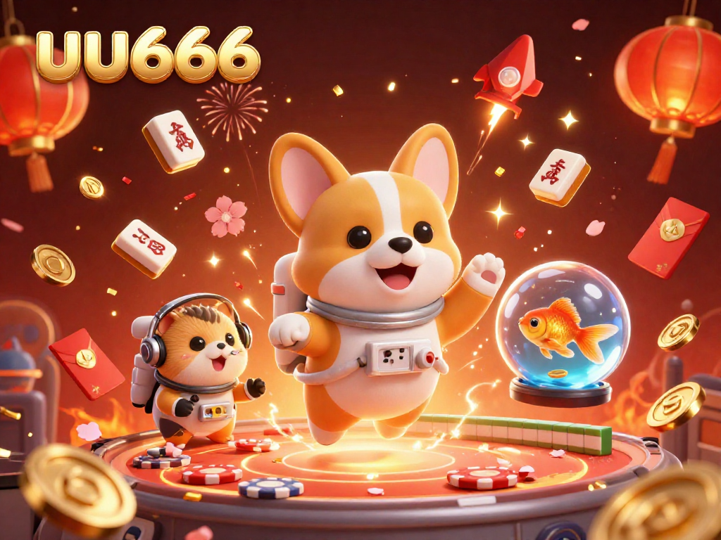 Experience exciting games at uu666 with vibrant casino action in a unique space setting.