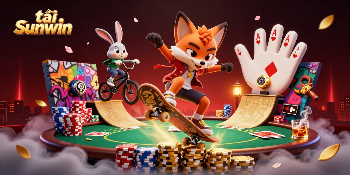 Experience exhilarating gameplay at tải sunwin with a vibrant 3D casino scene full of action and excitement.